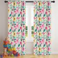 thumbnail image 5 of Blackout Kids Curtains,Pioneer Flower Floral Print Pattern Childrens Insulated Curtains Set Of 2,Bedroom Essentials,Toddler Room Decor 42"x84", 5 of 5