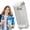 White, variant on Zippered Design Pen Holders Premium Pen Storage Bag Stationeries Case Pencil Organizers for s and Professional Case Organizers Pouches Makeup Bag(White,8.39x3.74in)