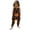 Black1, variant on Gunia Halloween Toddler Girl Outfit Flannel Pumpkin Kids Suspender Romper Loose Harem Style Jumpsuit Festive Party Outfits Black 2-3 Years