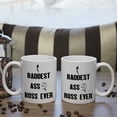 thumbnail image 5 of KAAYEE Bannest Ass Boss Ever Office Mug,Funny Unique Idea Cup Gift for Office Male Female Bosses Coworkers,11oz Ceramic Coffee Mug,White, 5 of 8