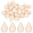 thumbnail image 1 of 30Pcs Unfinished Wooden Crafts DIY Unpainted Fruit Shape Art Crafts for Color Painting, 1 of 6