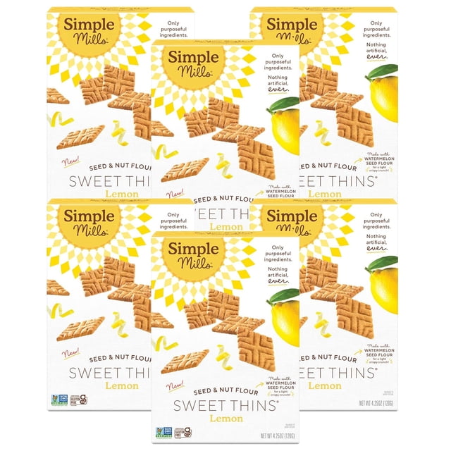 Sweet Thins Cookies, Seed and Nut Flour, Mint Chocolate - Gluten Free, Paleo Friendly, Healthy Snacks, 4.25 Ounce (Pack of 1)