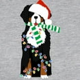 thumbnail image 3 of CafePress - Christmas Bernese Mt Holiday Dog Long Sleeve T Shi - Womens Baseball Tee, 3 of 4