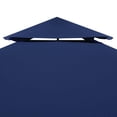 thumbnail image 3 of Toldo de repuesto VidaXL para gazebo, 3 x 3 m, azul oscuro, impermeable, 3 of 7