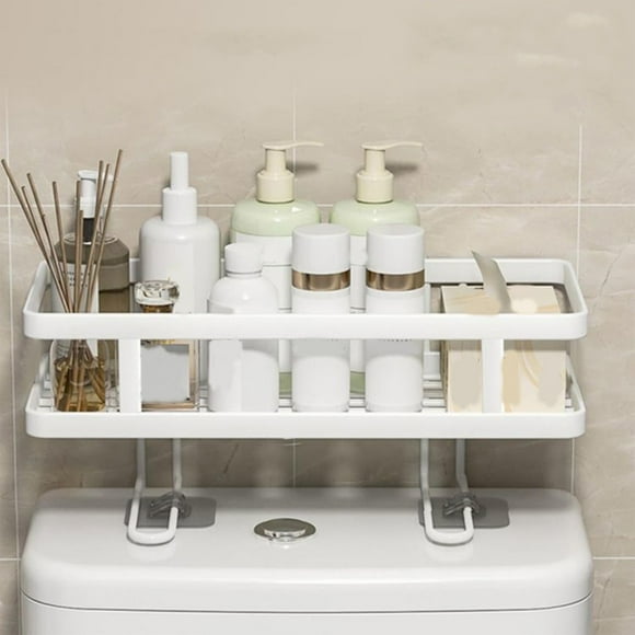 Punch- Toilet Tank Rack Multifunctional Bathroom Shower Storage Rack Toilet Top Rack