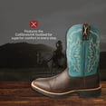 thumbnail image 4 of Twisted X Men's 11" Tech X Boots - Comfortable Casual Western Boots for Men, Chocolate & Teal, 11.5 D, 4 of 6