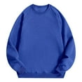 thumbnail image 3 of oqasdz Sweatshirts for Men Crewneck Lined Raglan Sleeve Solid Color Sports Athletic Pullover Top Streetwear Versatile Casual Outdoor, 3 of 4