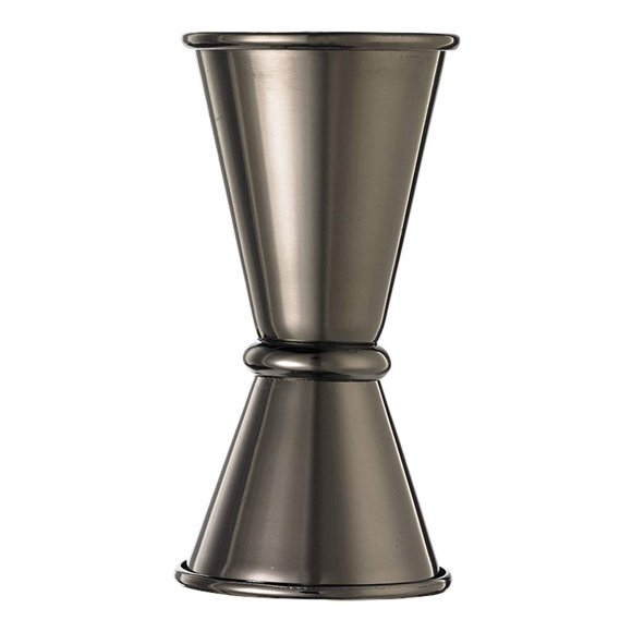 Pistola Jigger Barfly, estilo japonés, 15 ml x 22 ml, metal negro