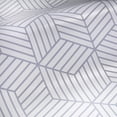 thumbnail image 4 of RoomMates Striped Hexagon Grey Peel and Stick Wallpaper, 4 of 12