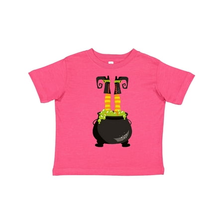 

Inktastic Halloween Witch Cauldron Witch Legs Potion Gift Toddler Boy or Toddler Girl T-Shirt