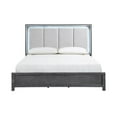 thumbnail image 4 of New Classic Furniture Odessa Solid Wood King Panel Bed in Charcoal, 4 of 8