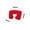 Red, variant on VQPeo Inflatable U-Shaped Travel Neck Pillow - Lightweight Flocked Cervical Support with Soft Velour Cover, Portable & Compact for Airplane, Camping, Car, Office