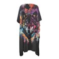 thumbnail image 5 of DISNIMO Womens Swimsuit Cover Up Forest Wolf Galaxy Print Kimono Cardigan Summer Bathing Suit Coverups Summer Casual Loose Bikini Cover up One Size, 5 of 6