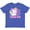 Retro Heather Royal, variant on Inktastic 5 years old with Cute Unicorn Birthday Youth T-Shirt