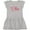 AC-Heather Grey, variant on Inktastic Ohio Girls Toddler Dress
