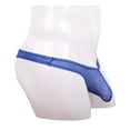 thumbnail image 6 of Jwputqe Mens Thongs,Mens Underwear,Breathable,Cooling,Solid,Low Waist,Polyester,Blue,XL, 6 of 8