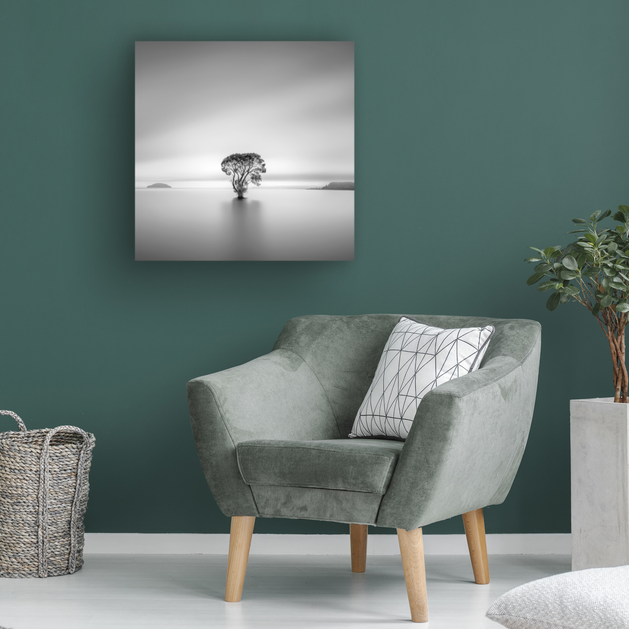Canvas Wall Art - Jana Luo 'Untitled' Wall Art for Living Room, Bedroom, or Office Décor by Trademark Fine Art - 35 x 35 Inches