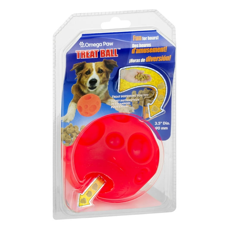 Nerf Dog Puzzle Treat Ball 3.5” Slow Feeder Dog Toy for Small