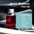 thumbnail image 4 of Botellas de agua de vidrio Luxfuel Clear de 540 ml con tapa de acero inoxidable x12, 4 of 6