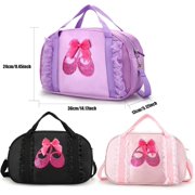 BBTEPSGA Purple Dance Bag,Cute Ballet Dance Storage Package for All Women Little Ballerina