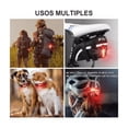 thumbnail image 3 of 4pz Luces Usb Recargable Led Estrobo Para Bicicleta 4 Modos NEGRO, 3 of 5