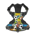 thumbnail image 4 of Lsque Various Balls Dog Harness, No-Pull Pet Harness with 2 Leash Clips, Adjustable Soft Padded Dog Vest with Easy Control Handle for Large Dogs-X-Large, 4 of 9