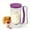 Purple, variant on Batter Dispenser Handheld with Measuring Cup, Easy-Squeeze Bottle for Muffins, Cupcakes, Pancakes & Waffles Baking