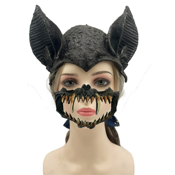 Gupgi Halloween Bat Headwear, Animal Facewear Cosplay Accessory Mardi Gras Party Cos Props