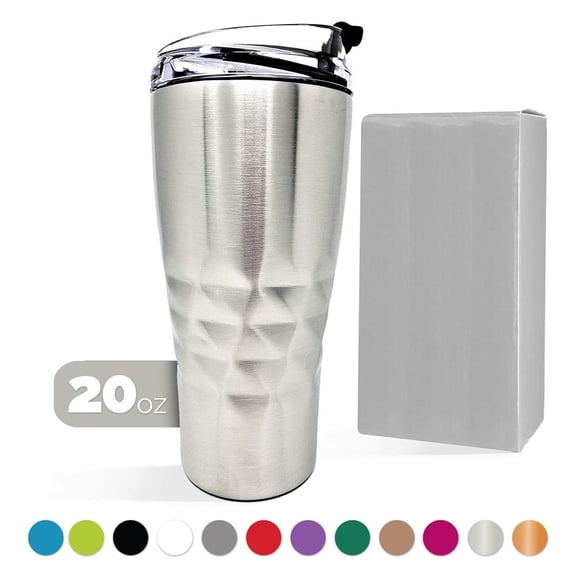 Primula Tumbler 20 oz, Triple Layer Copper Technology, Brushed Stainless Steel