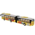 thumbnail image 1 of 1:50 Aleación Extendida Doble Autobús Coche Turismo Modelo Vehículo Amarillo, 1 of 8