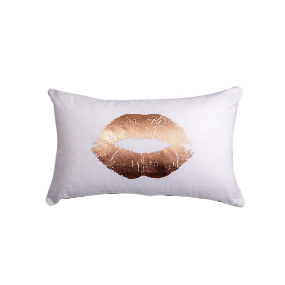 Pillow LIPS 12 X 20 copper