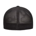 thumbnail image 4 of Flexfit Unisex-Adults Trucker Mesh Fitted Cap, Black, One Size, 4 of 5