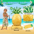 thumbnail image 2 of 2PCS Big Pineapple Balloons, 59 Inch Standing Inflatable Pineapple Fruit Foil Balloon for Luau Hawaiian Tropical Summer Aloha Party Decoration Birthday Fruit Themed Party Supplies, 2 of 7