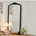 thumbnail image 2 of 64x22 Arch Full-Length Vintage Mirror, Black, 2 of 6