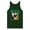 FOREST GREEN, variant on - Mr Monopoly Uncle Money Bags - Men's Sleeveless Graphic Tank