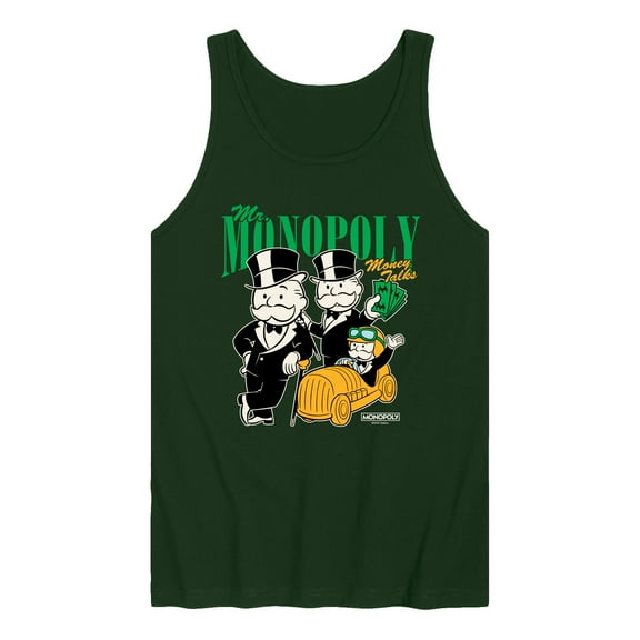 Monopoly - Mr Monopoly Uncle Money Bags - Men's Sleeveless Graphic Tank