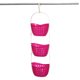 thumbnail image 3 of unbranded Organizador De Almacenamiento Colgante Rosy Con 3 Estantes Y Gancho Rotatorio Para, 3 of 3