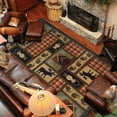 thumbnail image 3 of Oriental Weavers Hudson Area Rug 1067A Brown Lodge Novelty, 3 of 4