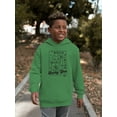 thumbnail image 2 of Lucky You Emoji - Japanese Maneki Neko Cat Design Youth's Hoodie, 2 of 4