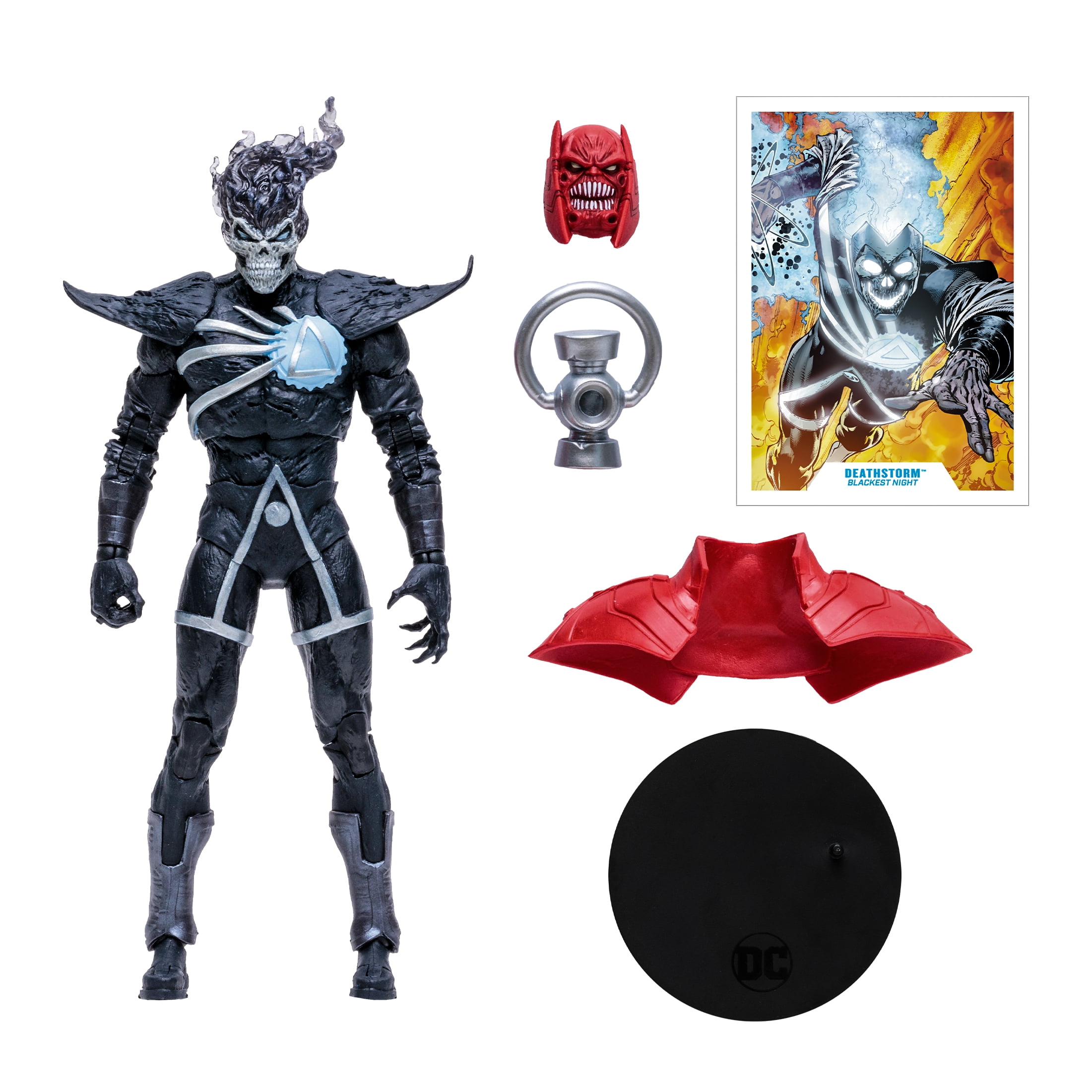 Mcfarlane DC Build-A-Fig 7" Blackest Night Deathstorm