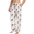 thumbnail image 2 of Balery Different Mushrooms print Men's Pajama Pants,Ultra Lightweight Pjs,Lounge Pant-XX-Large, 2 of 9