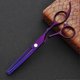 thumbnail image 4 of Juego de tijeras profesionales de 6 pulgadas para cortar el cabello, tijeras de entresacar y cortar de acero inoxidable japonés 440C, juego doble dorado con cuchillas de precisión., 4 of 5