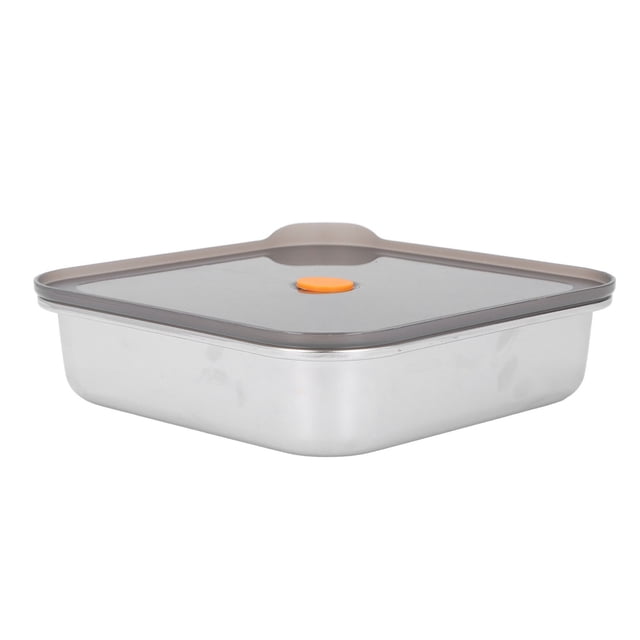 Food Storage Containers With Lid, 316 Stainless Steel Salad Dressing And Condiment Containers Dishwasher Safe For Meal Prep And Leftovers