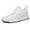 White, variant on Men's Fashion Casual Sneakers Invisible Height Increasing 2.4 Inches Taller Elevator Shoes Outdoor Oxfords