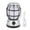 Silver, variant on NFTIGB LED Camping Lantern USB Rechargeable Solar Powered Camping Light Home Red 7.1 inches / 18 cm