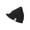 Black, variant on MM Collections GI Cuff Ribbed Beanie Visor, Red