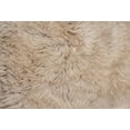 thumbnail image 2 of 3' x 5' Taupe Natural Sheepskin Area Rug, 2 of 4
