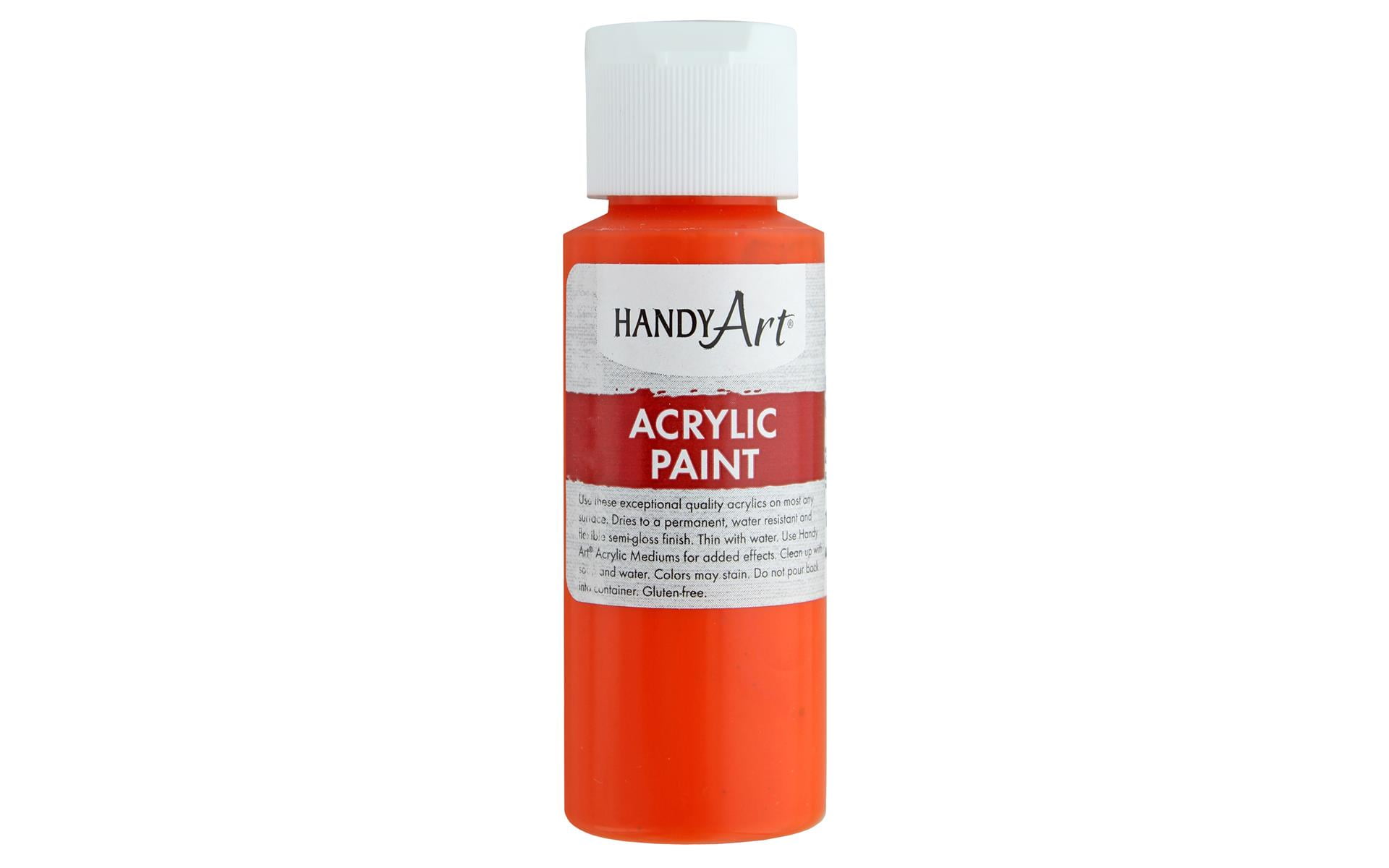 108-025 HANDY ART ACRYLIC PAINT 2OZ STUDENT CHROME ORANGE - Walmart.com