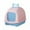Pink, variant on Zxareky Cat Litter Box with Lid Closed Kitten Litter Pan with Litter Scoop ,Cat Enclosed Toilet