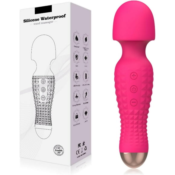 Vibrator Wand Sex Toys, Magic Cordless Handheld Powerful G Spot Vibrator with 12 Speed, Personal Massager Tool Adult Toys